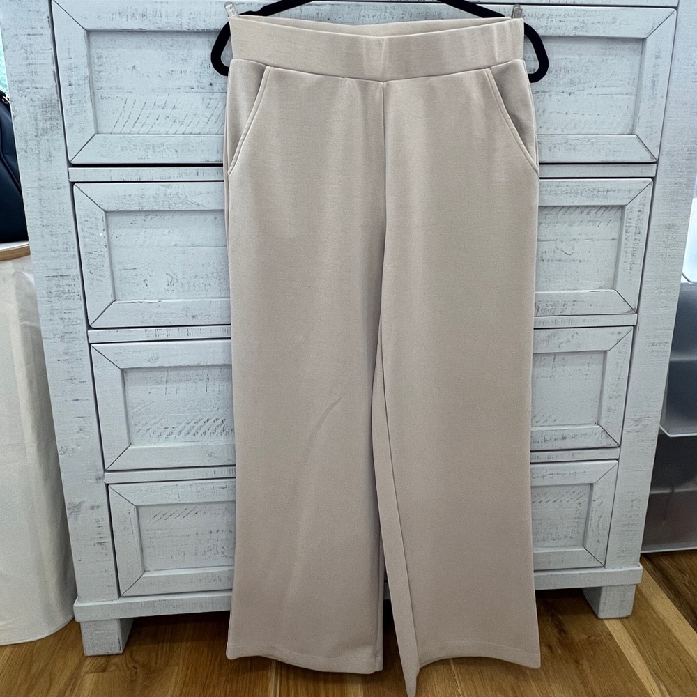 Elegant Cream Women's Pants